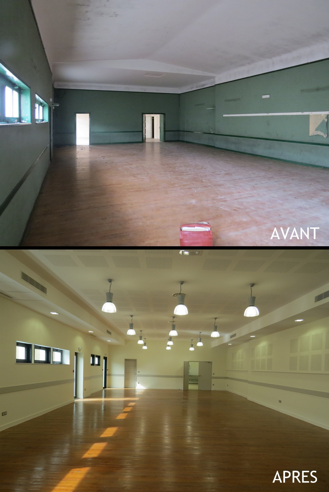 RÉNOVATION DE LA SALLE DES FÊTES LE GICQ