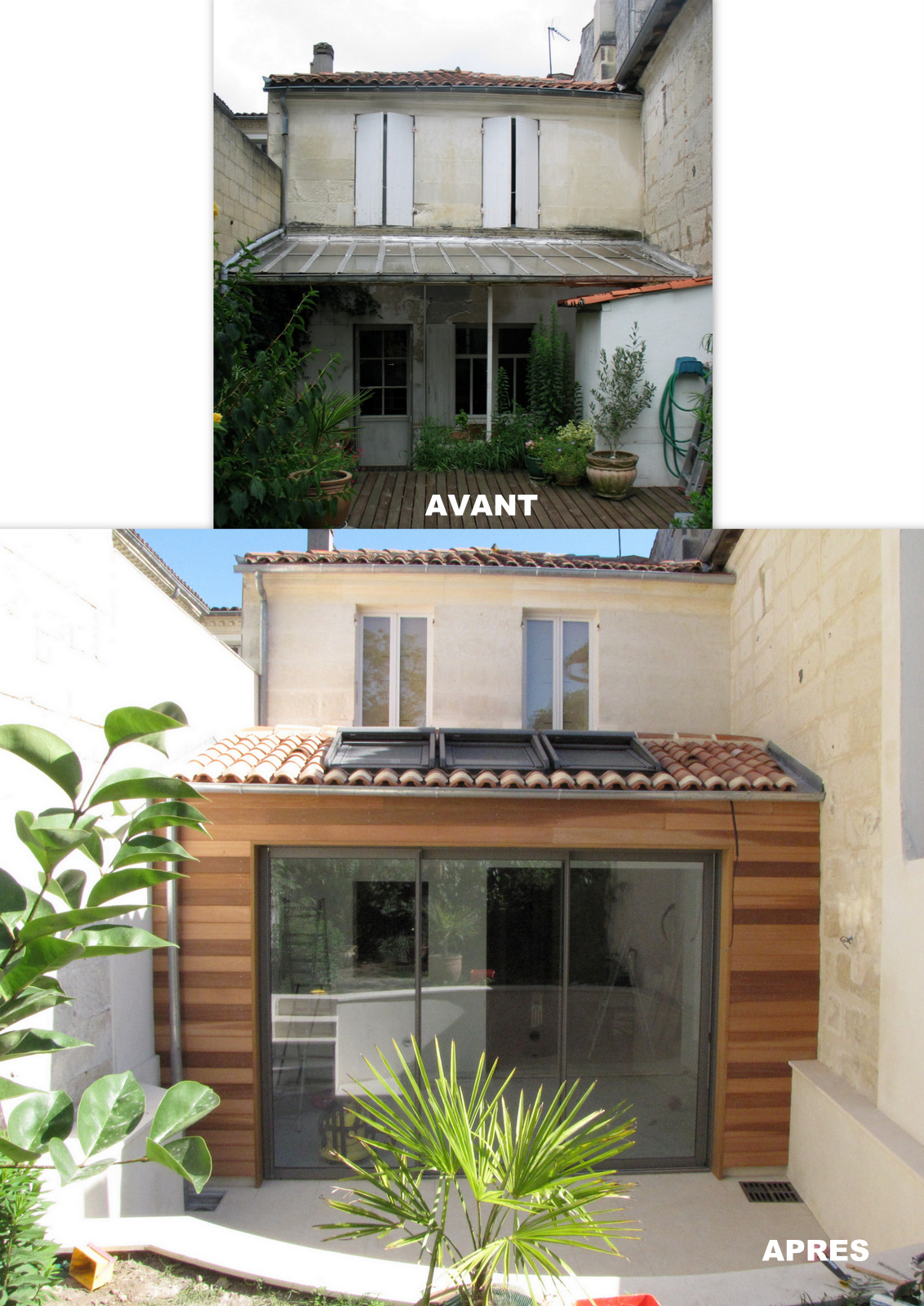 EXTENSION D’UNE MAISON DE VILLE À SAINTES