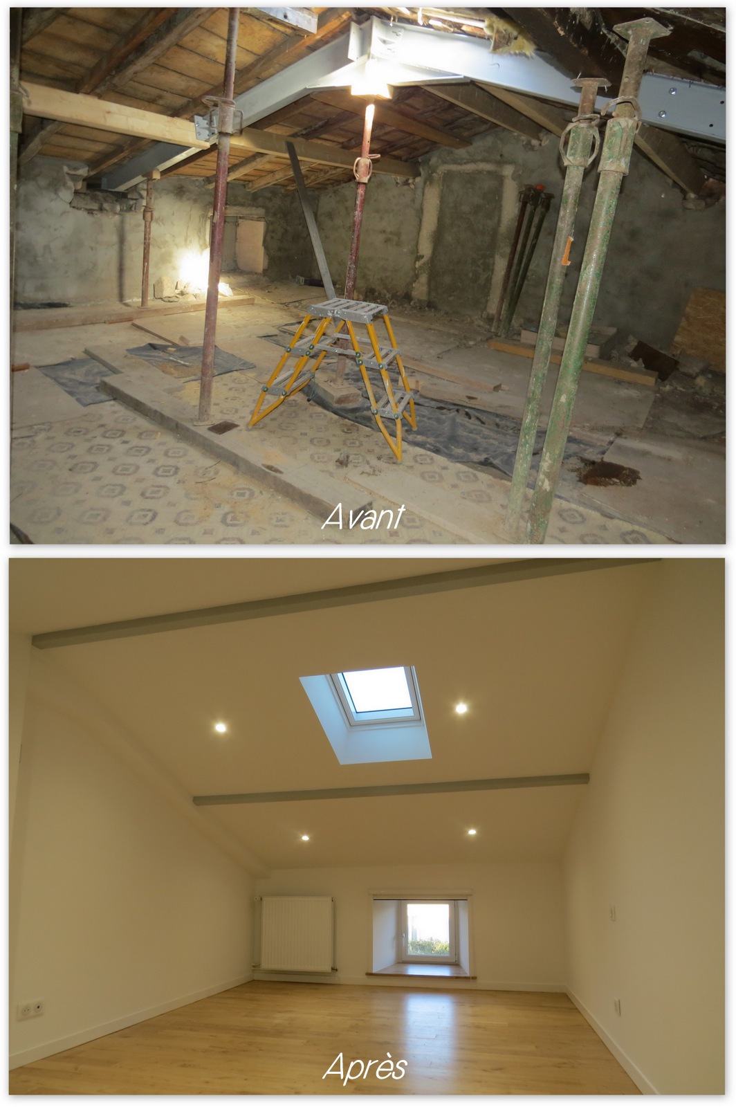 AMÉNAGEMENT DES COMBLES D’UNE MAISON DE VILLE