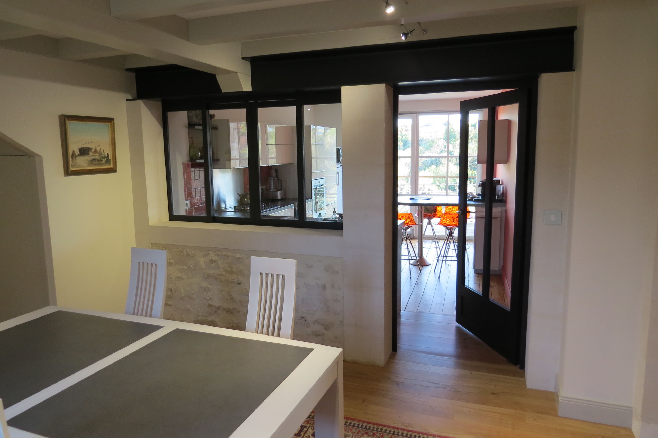 RÉNOVATION & LIAISON DE 2 MAISONS DE VILLE SAINTES