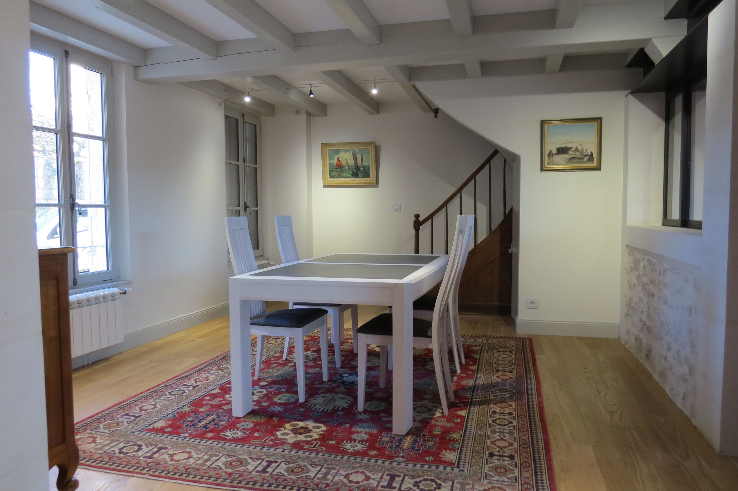 RÉNOVATION & LIAISON DE 2 MAISONS DE VILLE SAINTES