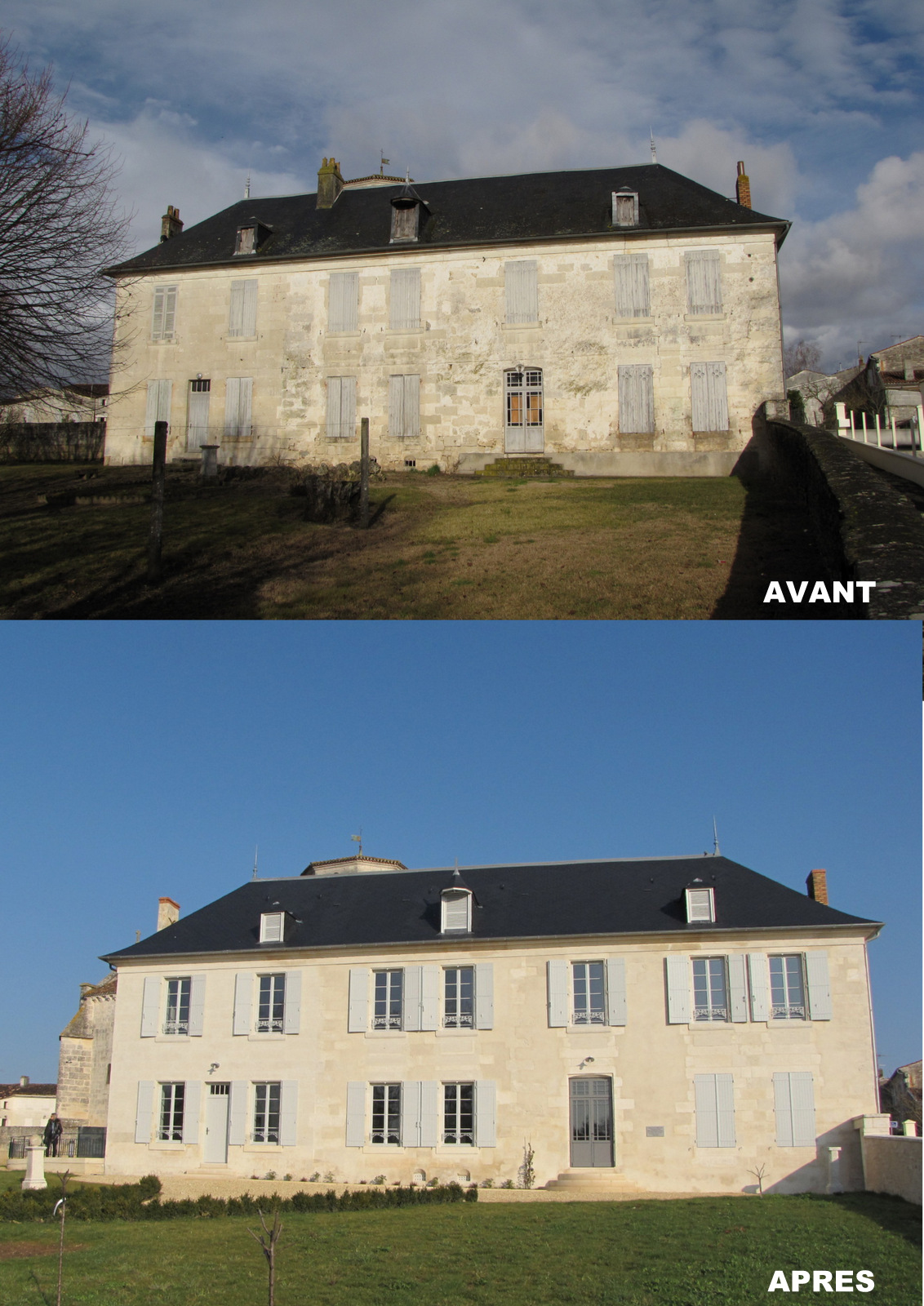 RÉNOVATION D’UN ANCIEN PRESBYTÈRE EN MAIRIE NIEUL LES SAINTES